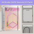 A4 Large-Capacity Scene Sticker Collector's Binder
