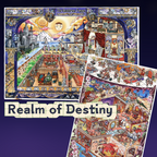 Realm of Destiny 3D Layered Scene Sticker  | 2 Designs Included