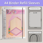 A4 Large-Capacity Scene Sticker Collector's Binder