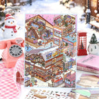Tranquil Getaway 3D Layered Scene Sticker | 4 Designs Included