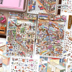 Tranquil Getaway 3D Layered Scene Sticker | 4 Designs Included
