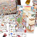 Tranquil Getaway 3D Layered Scene Sticker | 4 Designs Included