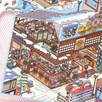 Tranquil Getaway 3D Layered Scene Sticker | 4 Designs Included