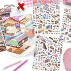 Tranquil Getaway 3D Layered Scene Sticker | 4 Designs Included