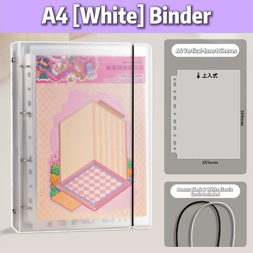 A4 Large-Capacity Scene Sticker Collector's Binder