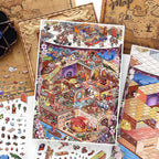 Realm of Destiny 3D Layered Scene Sticker  | 2 Designs Included