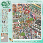 City Life Chronicles 3D Layered Scene Sticker | 2 Designs Included