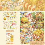 The Gourmet Wanderer  |  3D Layered Scene Sticker