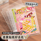 A4 Large-Capacity Scene Sticker Collector's Binder