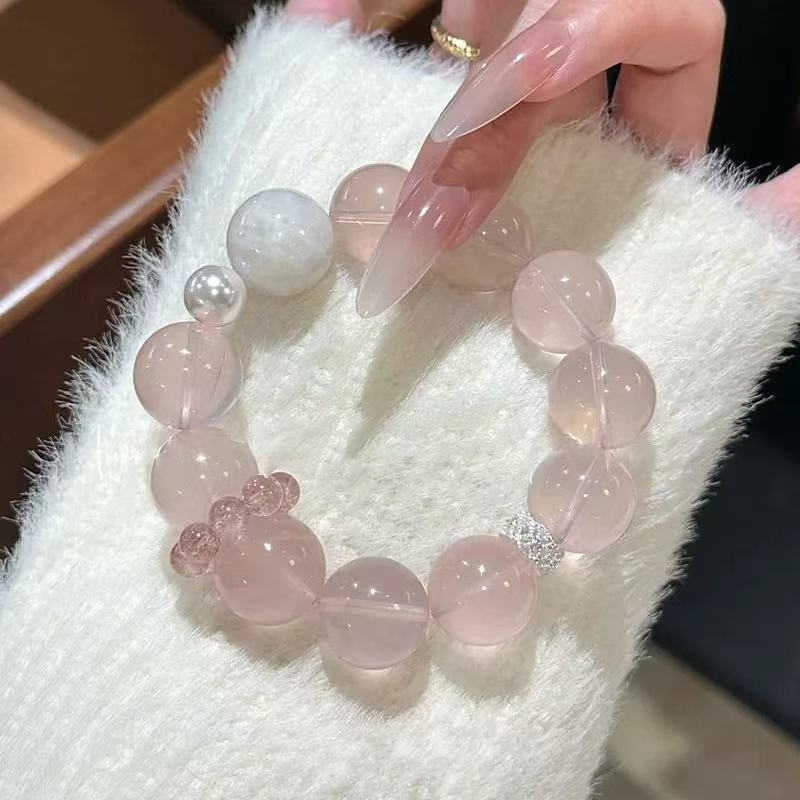 Star Rose Quartz Bracelet | The Heart's Whisper