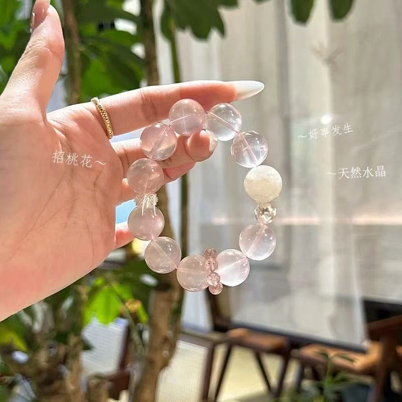 Star Rose Quartz Bracelet | The Heart's Whisper