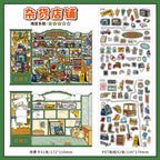 Corner Shop Treasures 3D Layered Scene Sticker  | 4 Designs Included